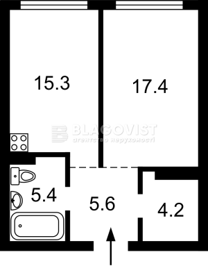 Квартира W-7431572, Днепровская наб., 15є, Киев - Фото 2