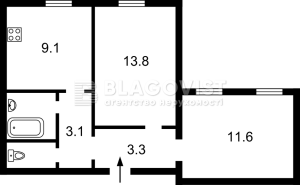 Квартира W-7433860, В.Житомирська, 6/11, Київ - Фото 2
