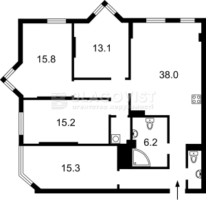 Квартира W-7434413, Академика Палладина просп., 20, Киев - Фото 3