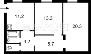 Квартира W-7434478, Омеляновича-Павленка Михайла (Суворова), 14/12, Київ - Фото 2