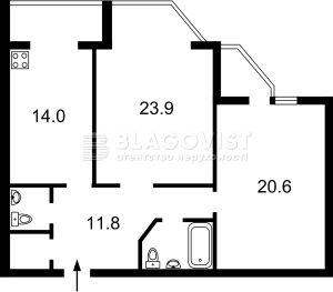 Квартира W-7436359, Здановської Юлії (Ломоносова), 54, Київ - Фото 3