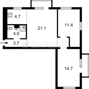 Квартира W-7436507, Голосіївський просп. (40-річчя Жовтня), 84, Київ - Фото 3