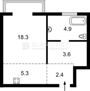 Квартира W-7441050, Ивана Мазепы (Лаврская), 8, Киев - Фото 4