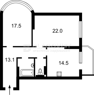Квартира W-7452542, Чавдар Елизаветы, 11, Киев - Фото 2
