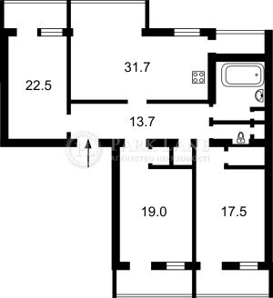 Квартира W-7439865, Обсерваторна, 10, Київ - Фото 13