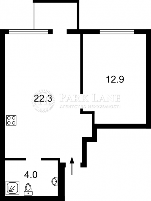 Квартира W-7322219, Осокорская, 2а, Киев - Фото 13