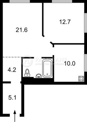 Квартира W-7356896, Максимовича Михаила (Трутенко Онуфрия), 26, Киев - Фото 15