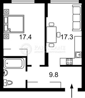 Квартира W-7376956, Максимовича Михайла (Трутенка Онуфрія), 32а, Київ - Фото 11