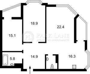 Квартира W-7379950, Ахматовой, 32/18, Киев - Фото 15