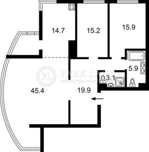 Квартира W-7388361, Заречная, 1в, Киев - Фото 13