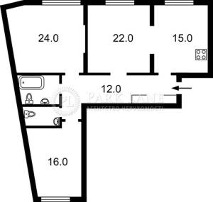 Квартира W-7397286, Максимовича Михайла (Трутенка Онуфрія), 32б, Київ - Фото 5