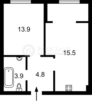 Квартира W-7391323, Максимовича Михайла (Трутенка Онуфрія), 28, Київ - Фото 14