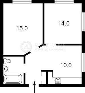 Квартира W-7406750, Максимовича Михайла (Трутенка Онуфрія), 26в, Київ - Фото 2
