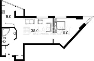 Квартира W-7372602, Шевченка Т.бул., 33б, Київ - Фото 15
