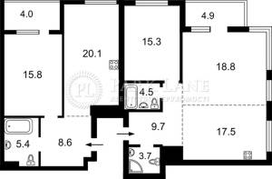 Квартира W-7355883, Федорова Івана, 2а, Київ - Фото 2