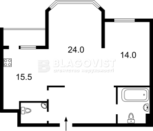 Квартира W-7400250, Чавдар Єлизавети, 13, Київ - Фото 3