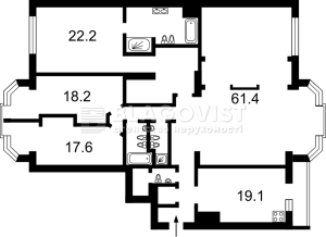 Квартира W-7429064, Коновальца Евгения (Щорса), 32б, Киев - Фото 2