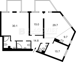 Квартира W-7429084, Липкивского Василия (Урицкого), 16в, Киев - Фото 5