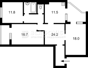Квартира W-7376161, Закревського М., 97, Київ - Фото 2