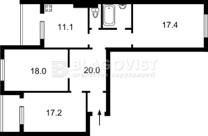 Квартира W-7377852, Пчілки Олени, 4, Київ - Фото 2