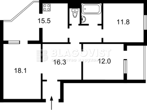 Квартира W-7379210, Лаврухіна Миколи, 11, Київ - Фото 2