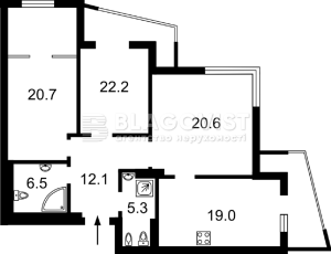 Квартира W-7379255, Данькевича Константина, 10, Киев - Фото 2