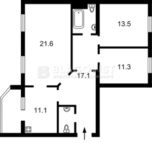 Квартира W-7405373, Семьи Стешенко (Строкача Тимофея), 3, Киев - Фото 2