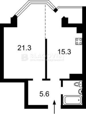 Квартира W-7406285, Краковская, 15/17, Киев - Фото 2