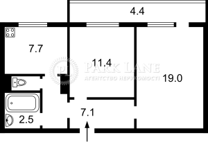 Квартира W-7384999, Лифаря Сержа (Сабурова Александра), 4, Киев - Фото 14