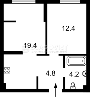 Квартира W-7352499, Максимовича Михаила (Трутенко Онуфрия), 26в, Киев - Фото 13