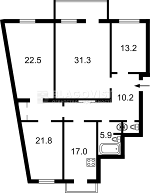 Квартира W-7353441, Лютеранская, 7/10, Киев - Фото 12