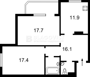 Квартира W-7348786, Инженера Бородина (Лазо Сергея), 6а, Киев - Фото 2