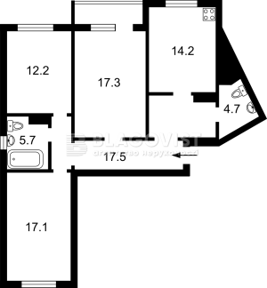 Квартира W-7372181, Милославская, 4, Киев - Фото 14