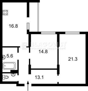 Квартира W-7389043, Рудницького Степана (Вільямса Академіка), 19/14, Київ - Фото 10