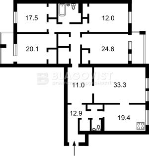 Квартира W-7392527, Верхогляда Андрія (Драгомирова Михайла), 4, Київ - Фото 15