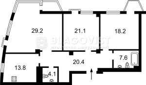 Квартира W-7352006, Здановской Юлии (Ломоносова), 73е, Киев - Фото 15