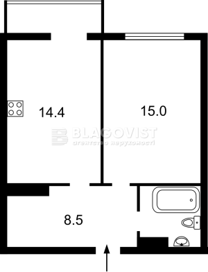 Квартира W-7352183, Філатова Академіка, 2/1, Київ - Фото 12