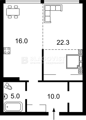 Квартира W-7352720, Ямская, 35/34, Киев - Фото 14