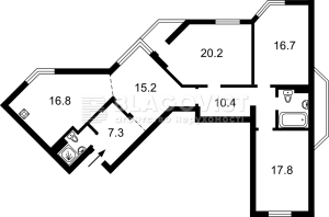 Квартира W-7352753, Рудницкого Степана (Вильямса Академика), 5, Киев - Фото 14