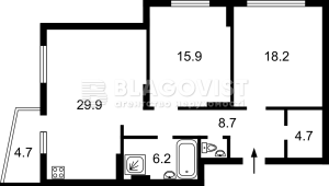 Квартира W-7353045, Сікорського Ігоря (Танкова), 4г, Київ - Фото 15