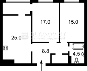 Квартира W-7381716, Сверстюка Евгения (Расковой Марины), 6е, Киев - Фото 10