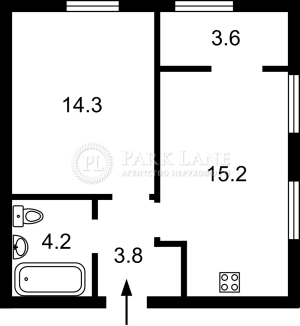 Квартира W-7395475, Максимовича Михаила (Трутенко Онуфрия), 24, Киев - Фото 2