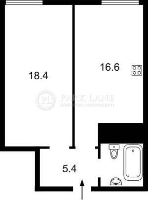 Квартира W-7414065, Верхогляда Андрея (Драгомирова Михаила), 30, Киев - Фото 2