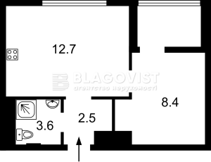 Квартира W-7356462, Салютная, 2/6, Киев - Фото 1