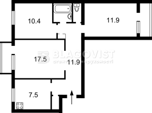 Квартира W-7377472, Половецька, 16, Київ - Фото 4