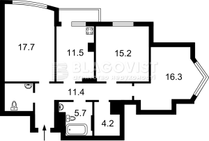 Квартира W-7390246, Градинська, 7, Київ - Фото 9
