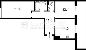 Квартира W-7353978, Набережно-Рыбальская, 3, Киев - Фото 6