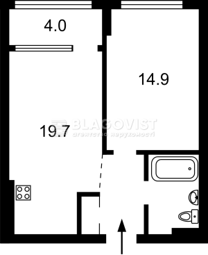Квартира W-7356403, Крістерів родини, 16, Київ - Фото 3