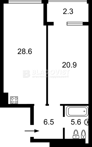 Квартира W-7356758, Фортечный тупик (Тверской тупик), 7в, Киев - Фото 3