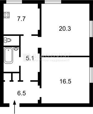 Квартира W-7362961, Донецкая, 18/2, Киев - Фото 14